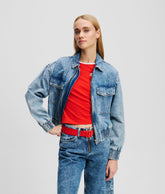 DENIM BOMBER JACKET