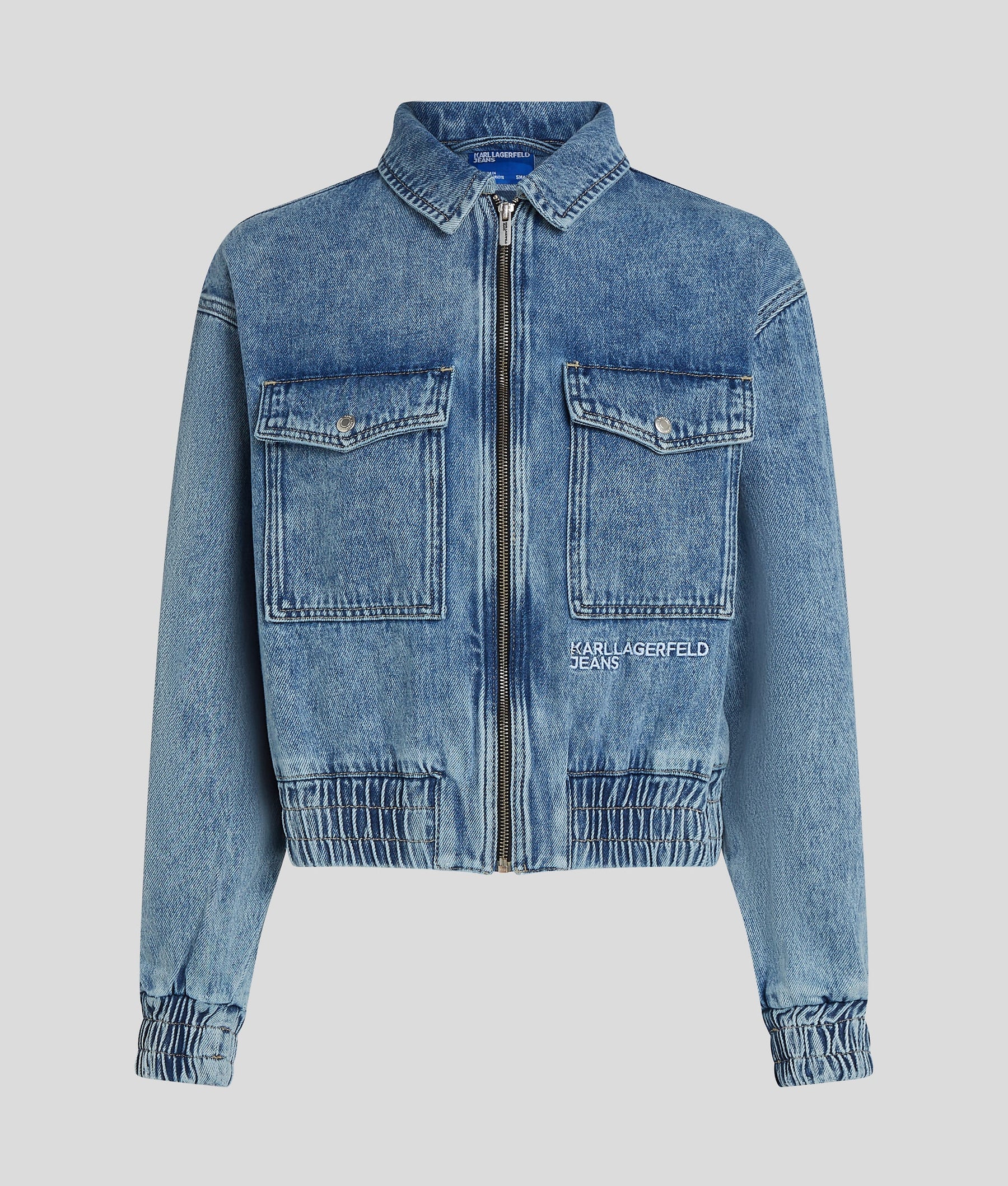 DENIM BOMBER JACKET
