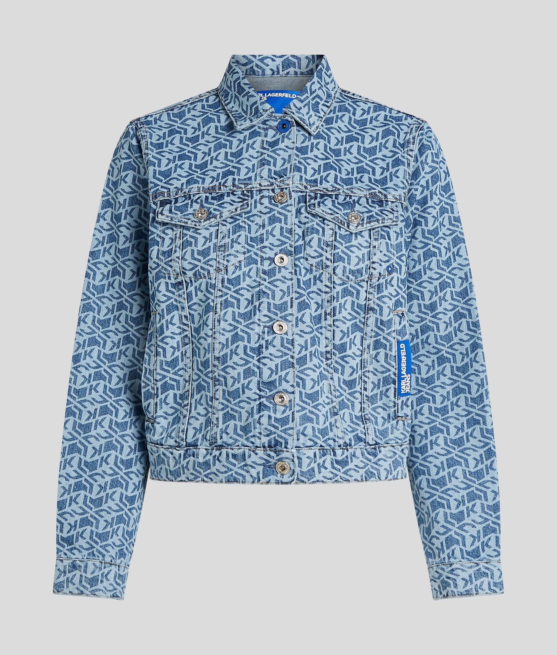 ALL-OVER MONOGRAM DENIM JACKET