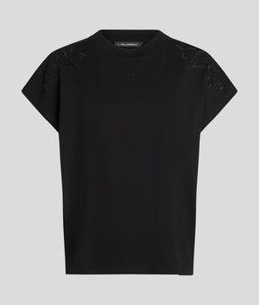 ORCHID EMBROIDERY T-SHIRT