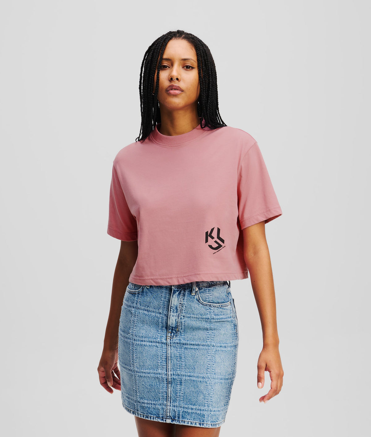 MONOGRAM CROP T-SHIRT