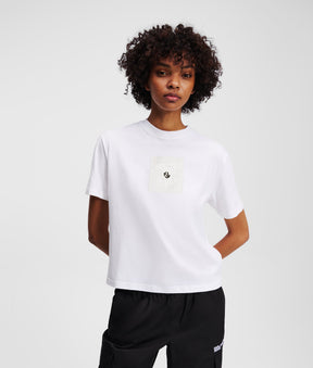 CROCHET MONOGRAM T-SHIRT
