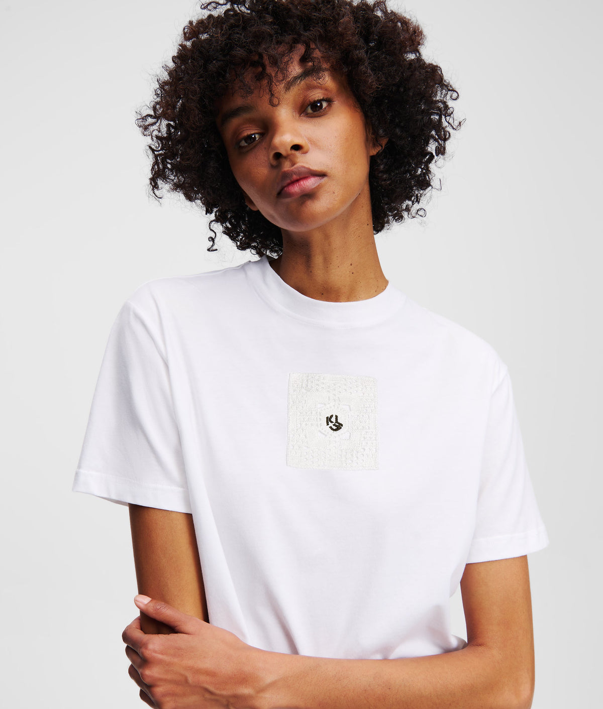 CROCHET MONOGRAM T-SHIRT