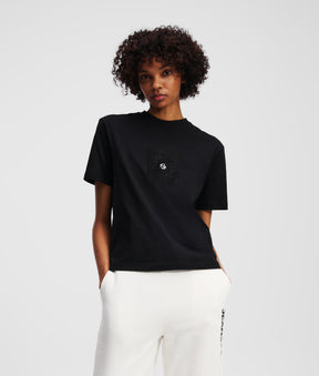 CROCHET MONOGRAM T-SHIRT