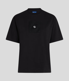 CROCHET MONOGRAM T-SHIRT
