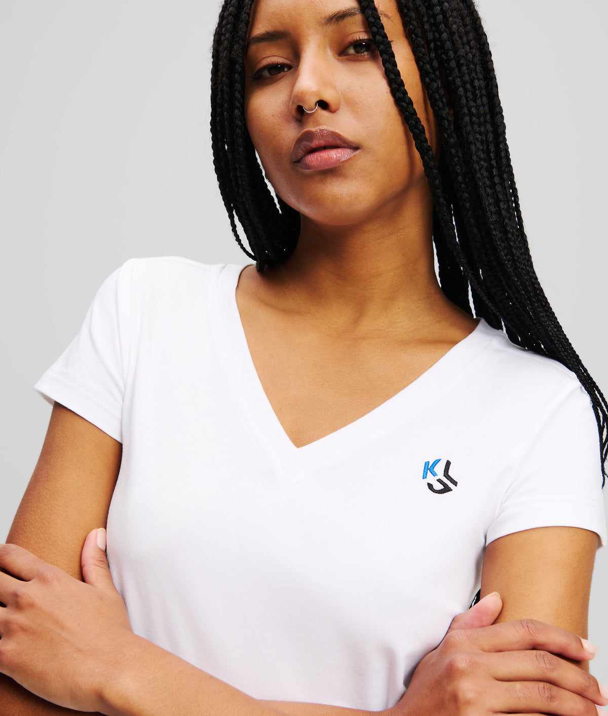 SLIM-FIT V-NECK T-SHIRT