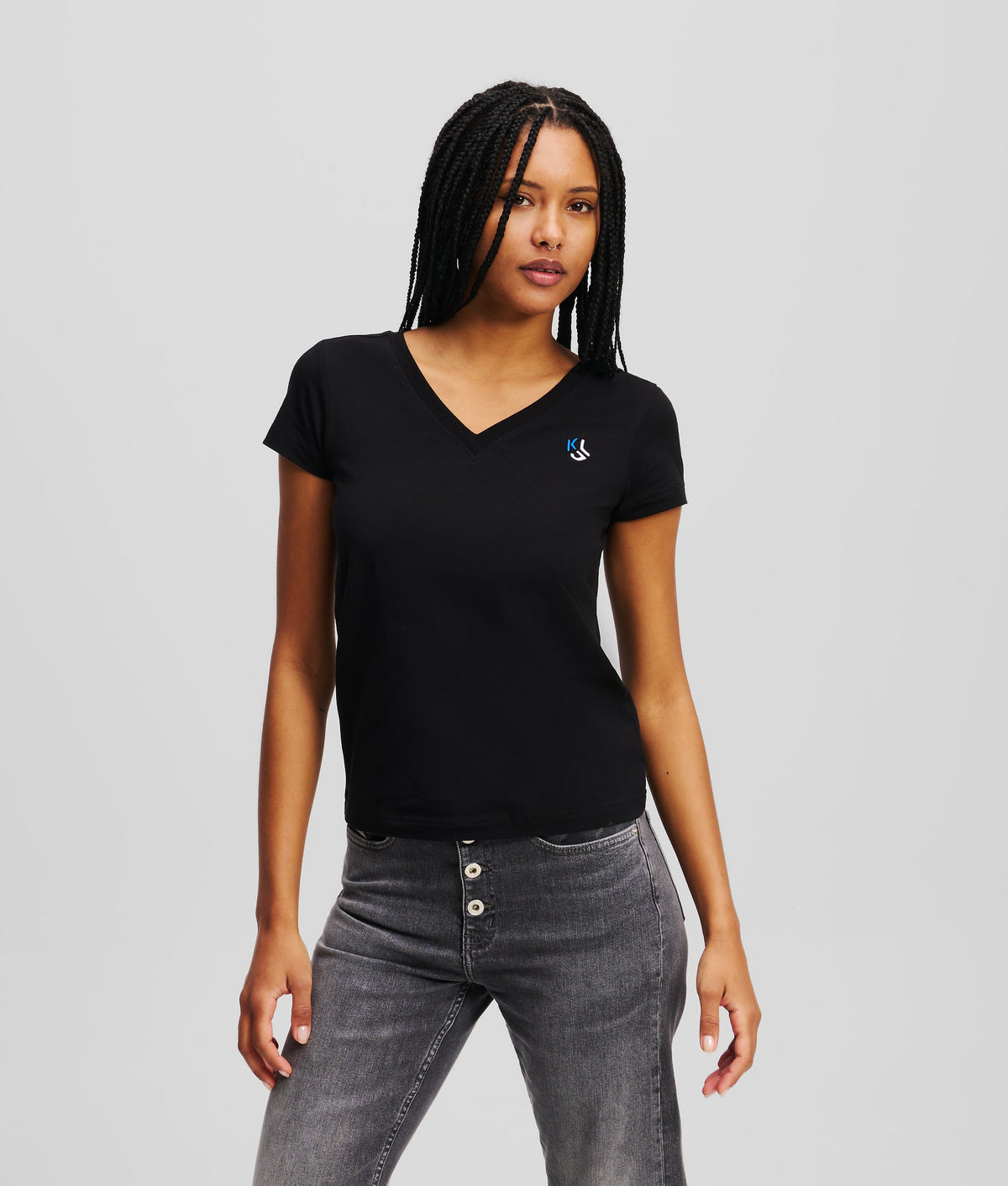 SLIM-FIT V-NECK T-SHIRT