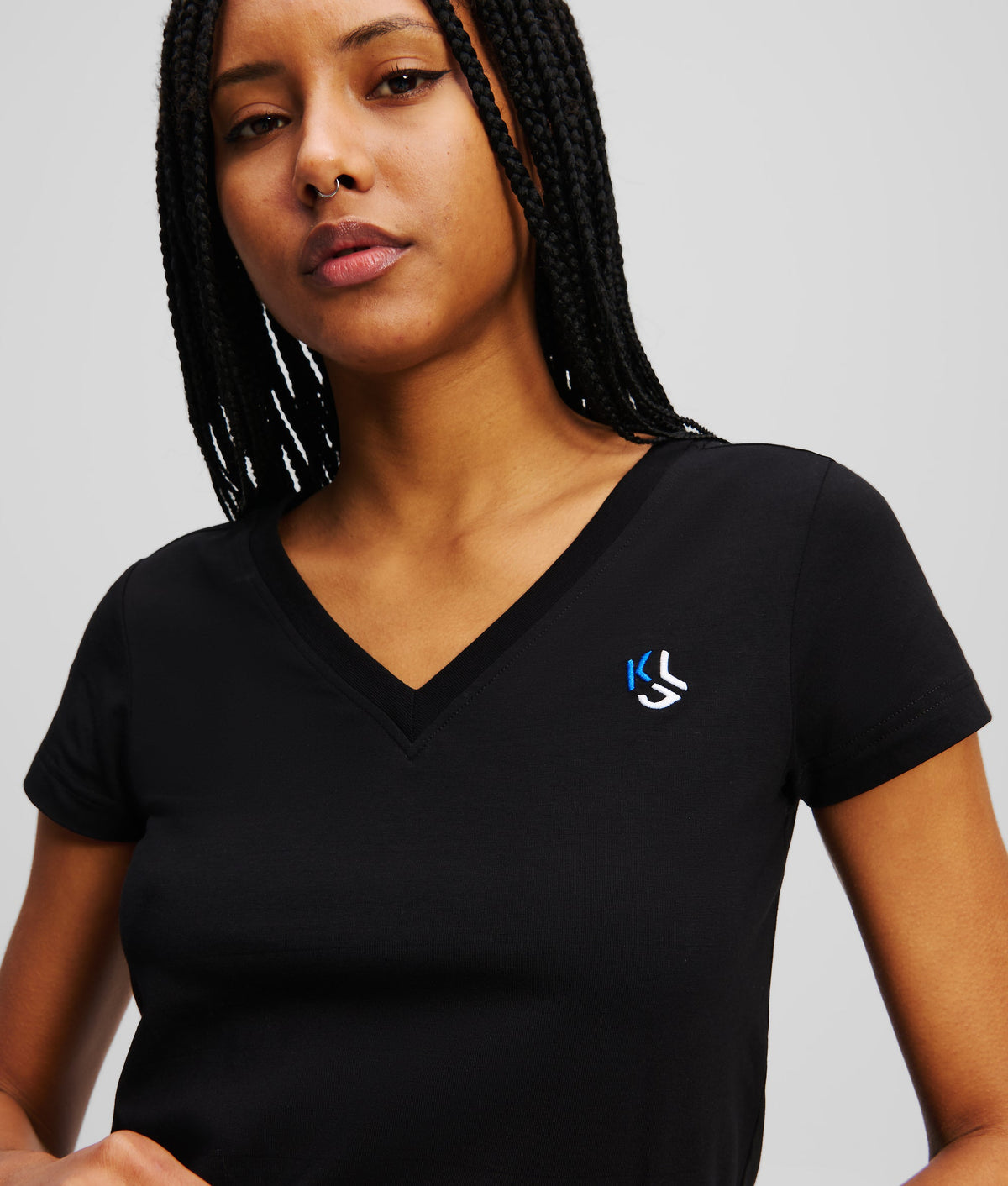 SLIM-FIT V-NECK T-SHIRT
