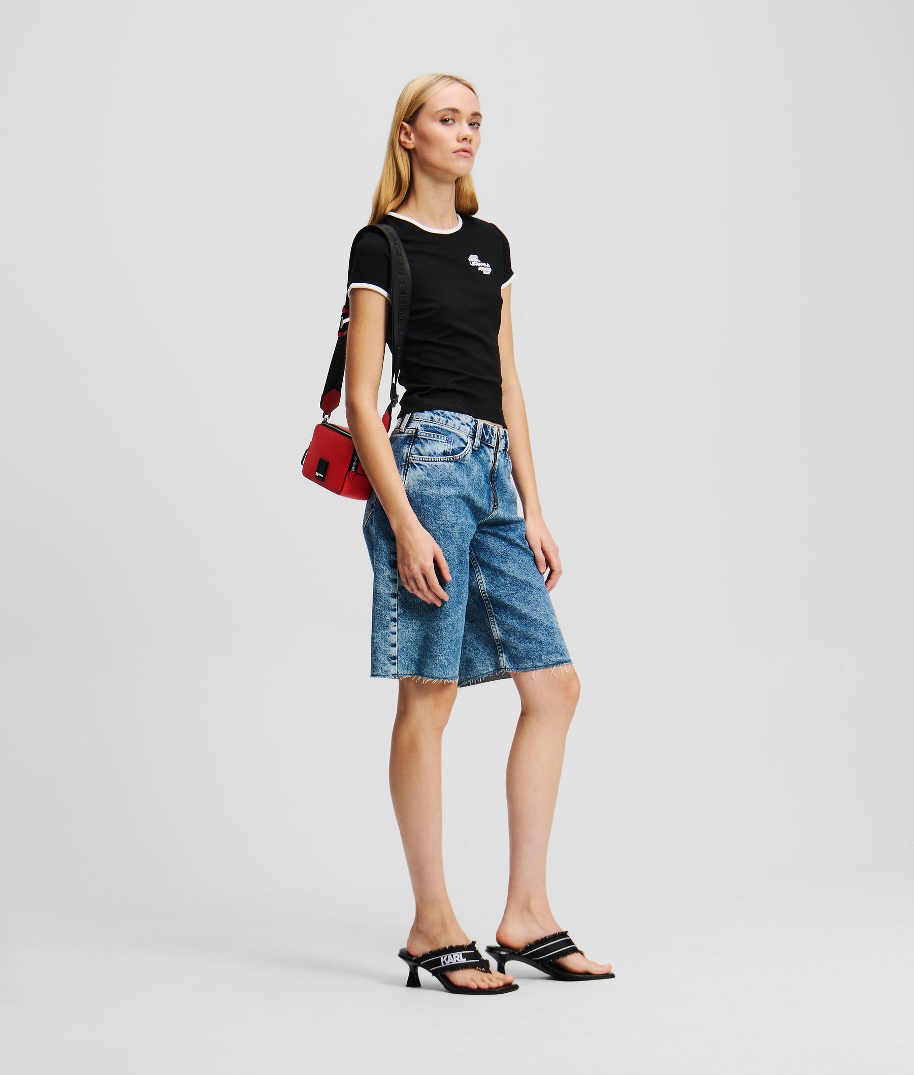 CAP-SLEEVE T-SHIRT