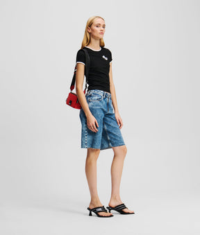 CAP-SLEEVE T-SHIRT