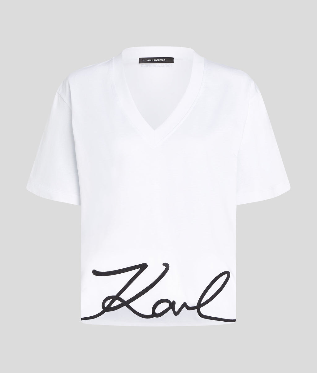SIGNATURE V-NECK T-SHIRT
