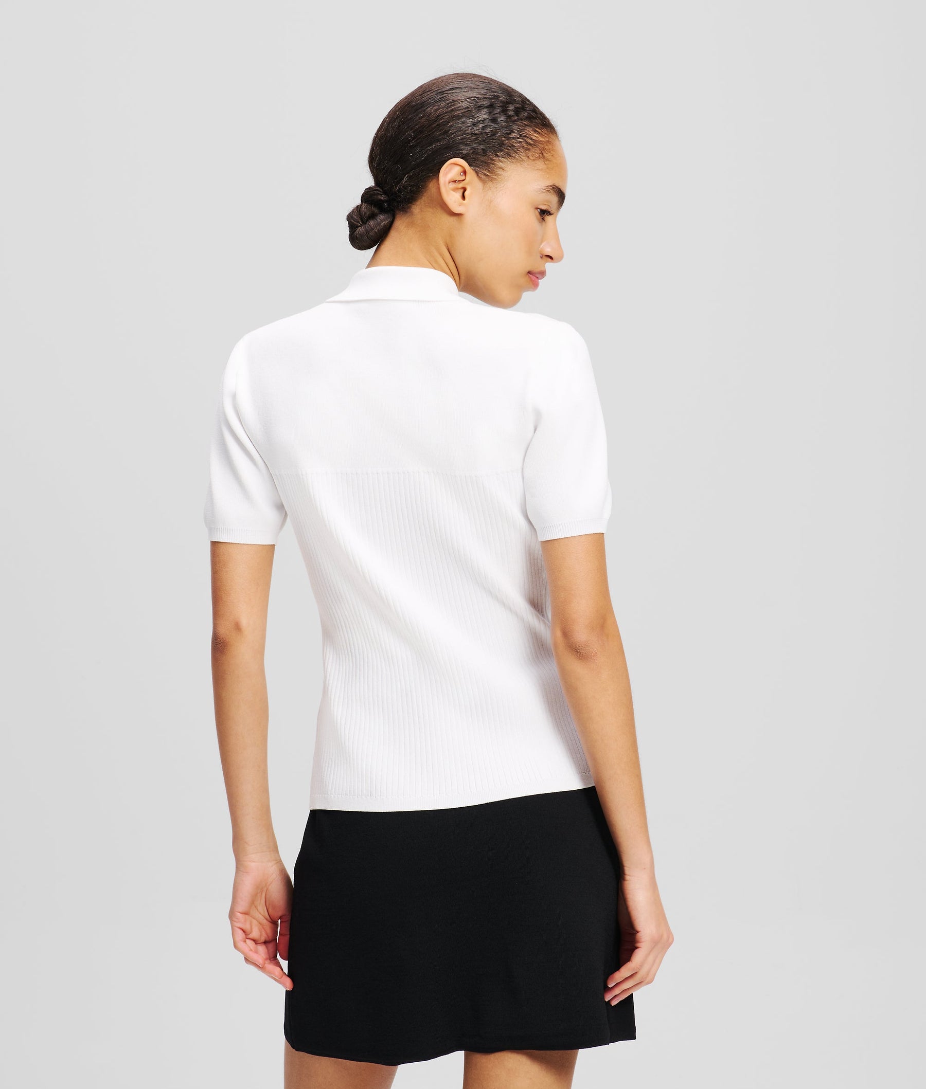 BUTTON-DETAIL POLO SHIRT