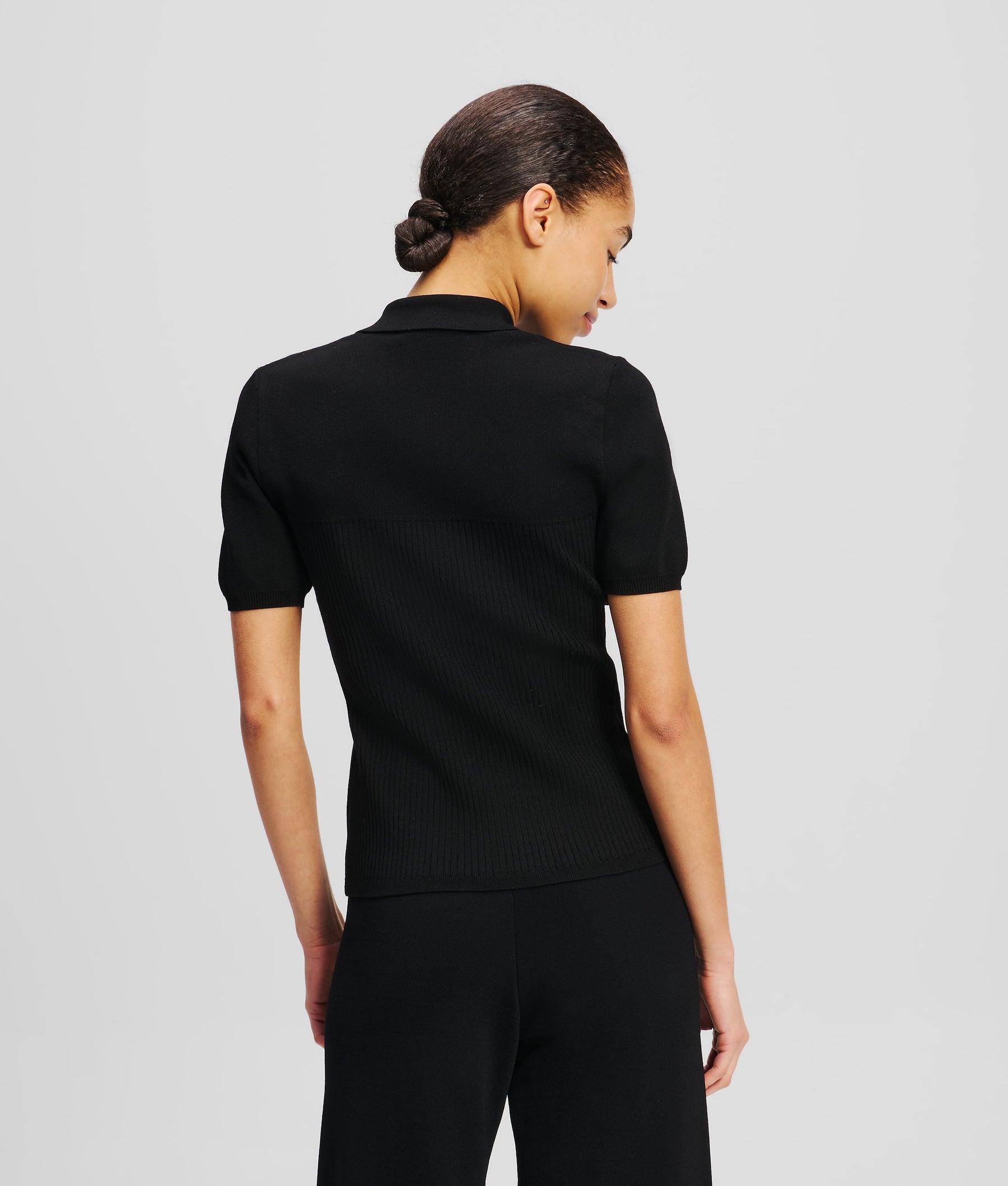 BUTTON-DETAIL POLO SHIRT