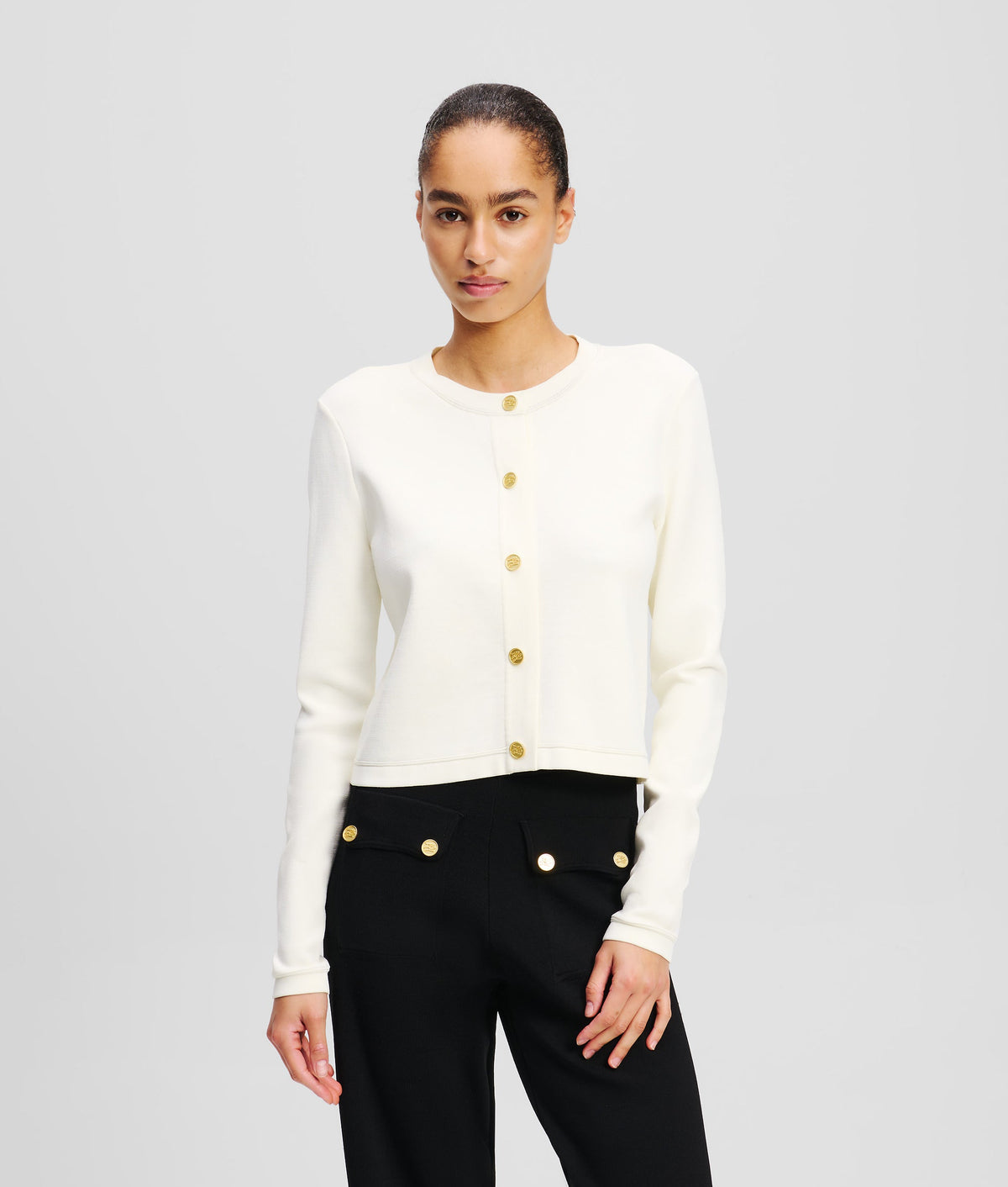 BUTTON DETAIL CARDIGAN