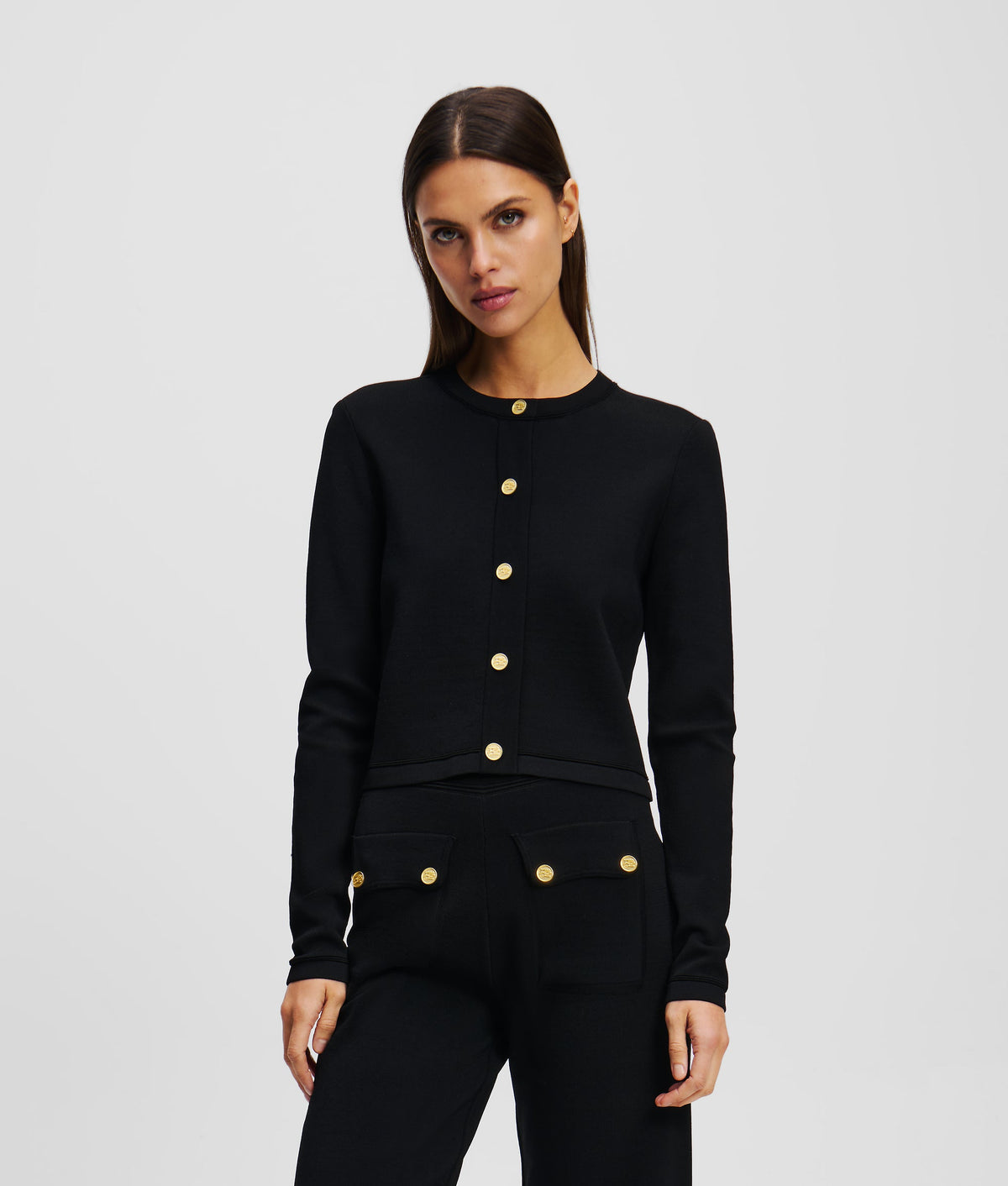 BUTTON DETAIL CARDIGAN