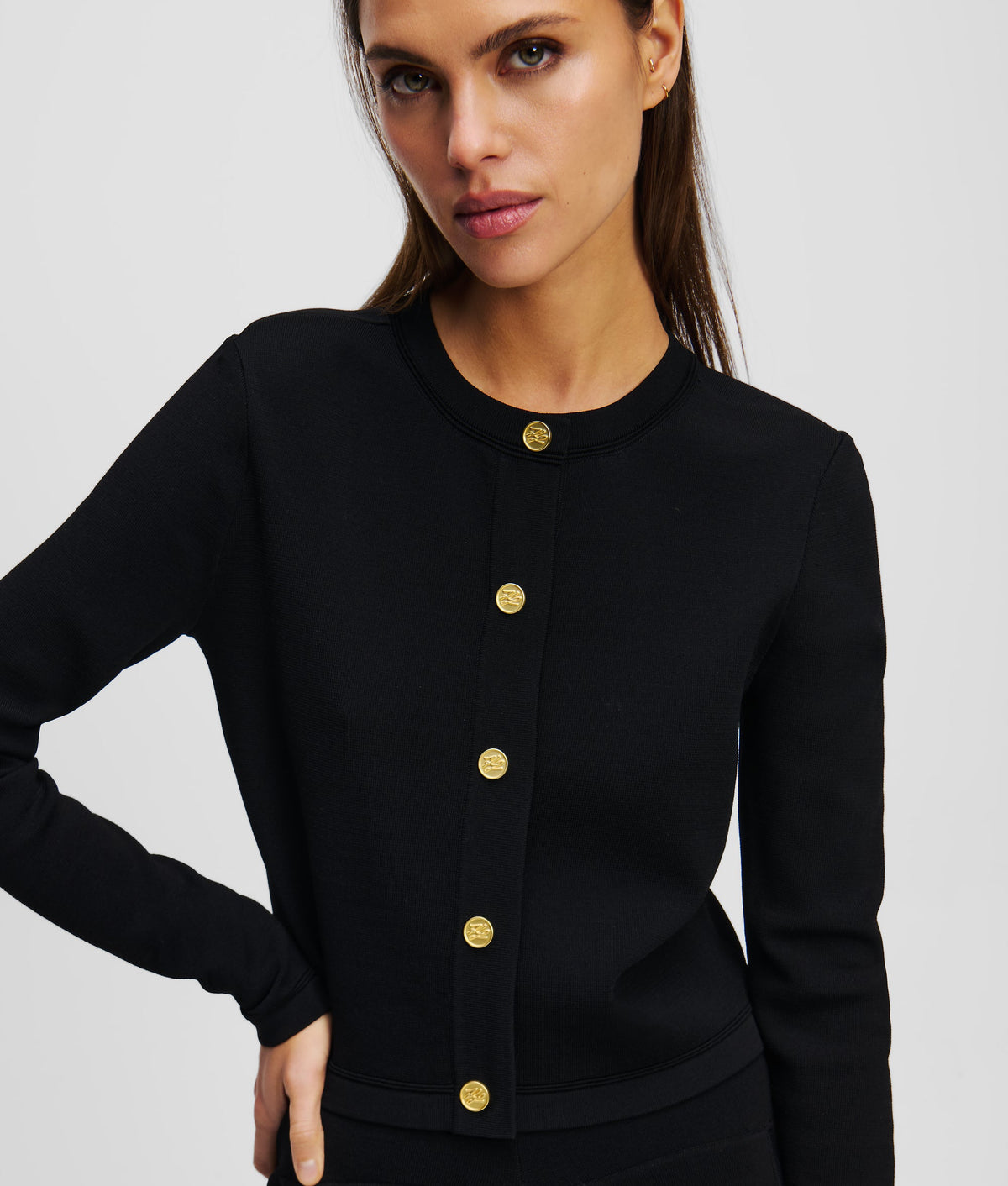 BUTTON DETAIL CARDIGAN