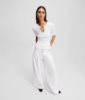 SIGNATURE CHARM KNIT TOP