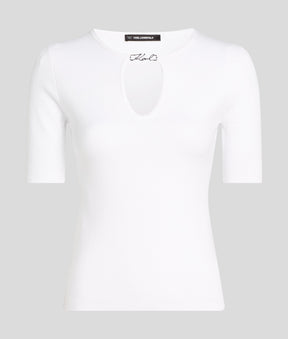 SIGNATURE CHARM KNIT TOP