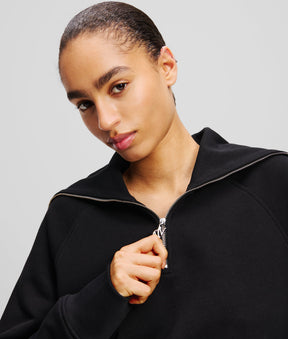 HALF-ZIP SWEATSHIRT