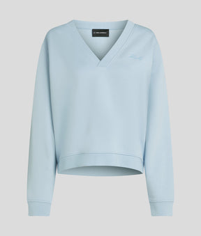 V-NECK SWEATSHIRT