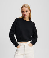 COLD-SHOULDER SWEATSHIRT