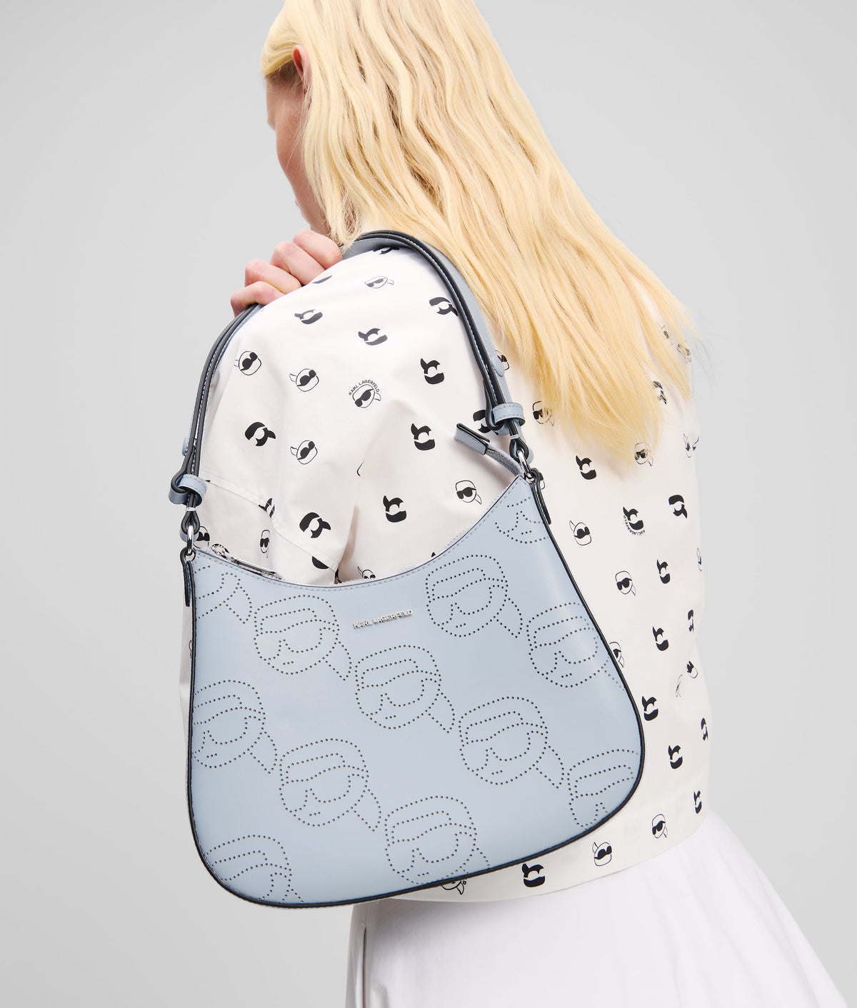 IKON PERFORATED SHOULDER BAG