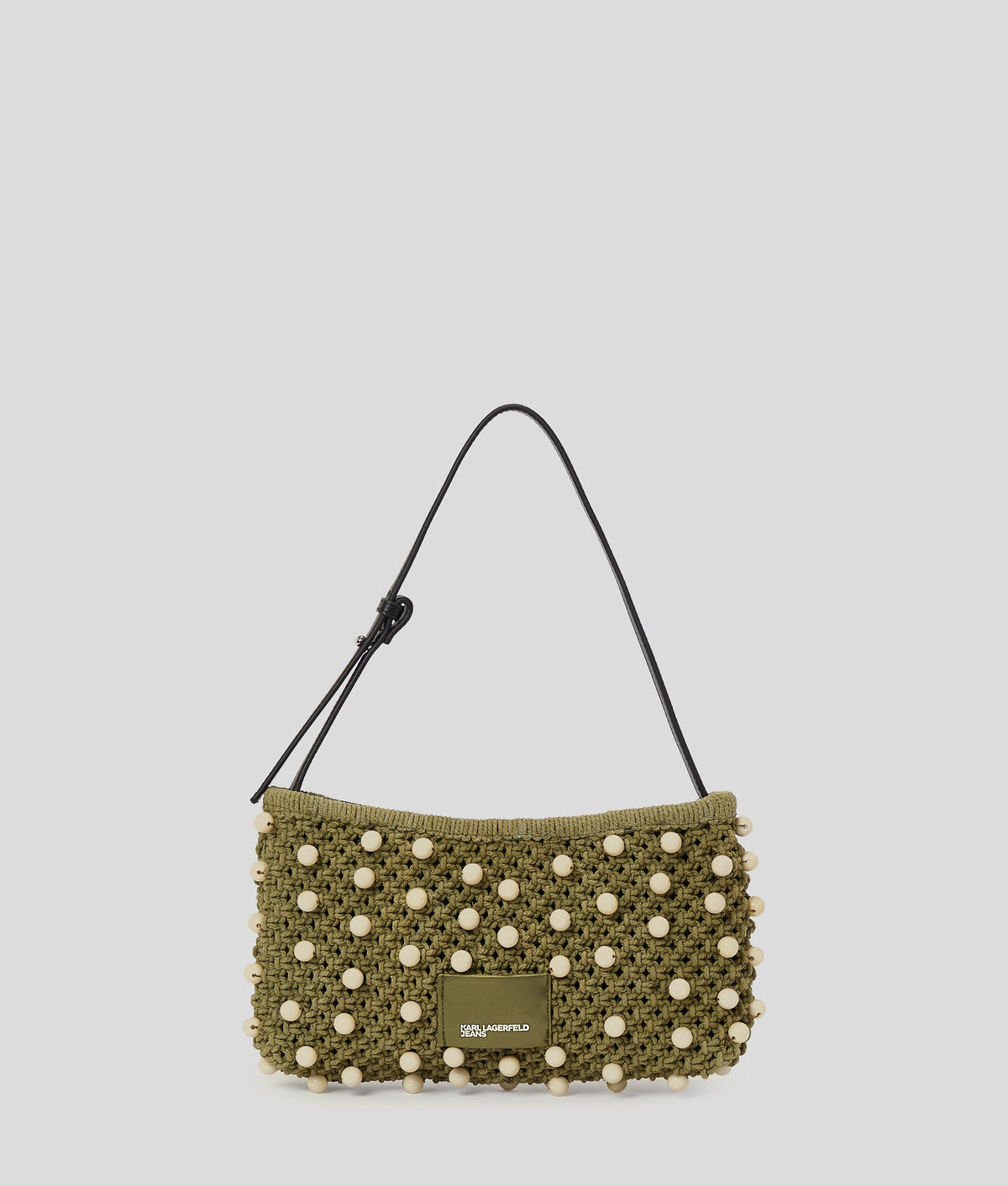 CROCHET BEADED SHOULDER BAG