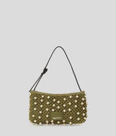 CROCHET BEADED SHOULDER BAG