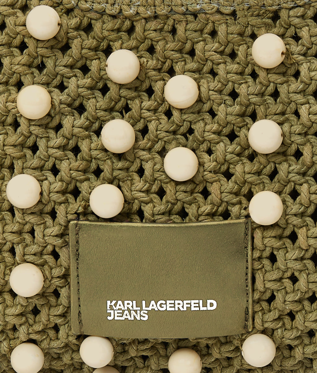 CROCHET BEADED SHOULDER BAG