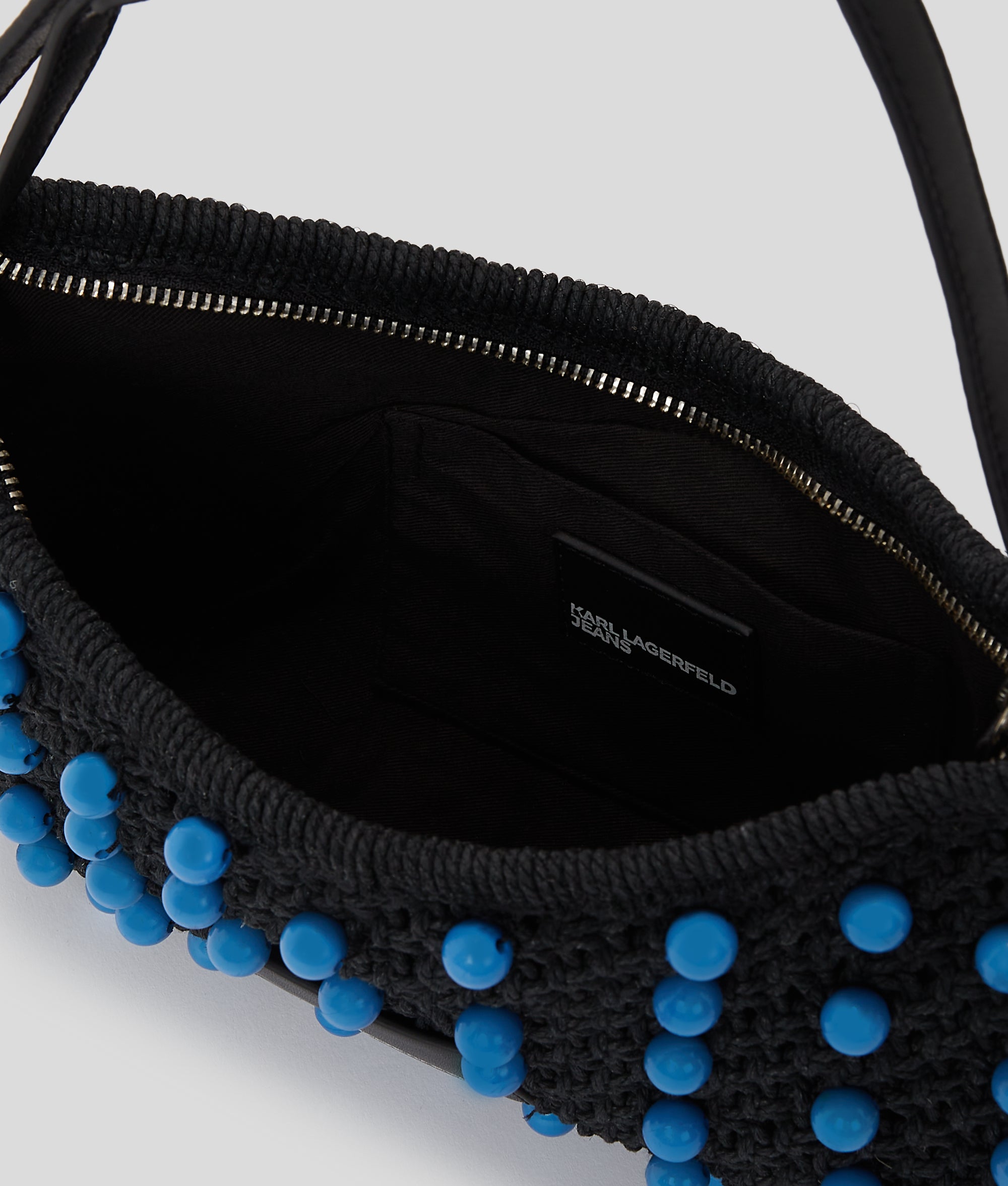 CROCHET BEADED SHOULDER BAG