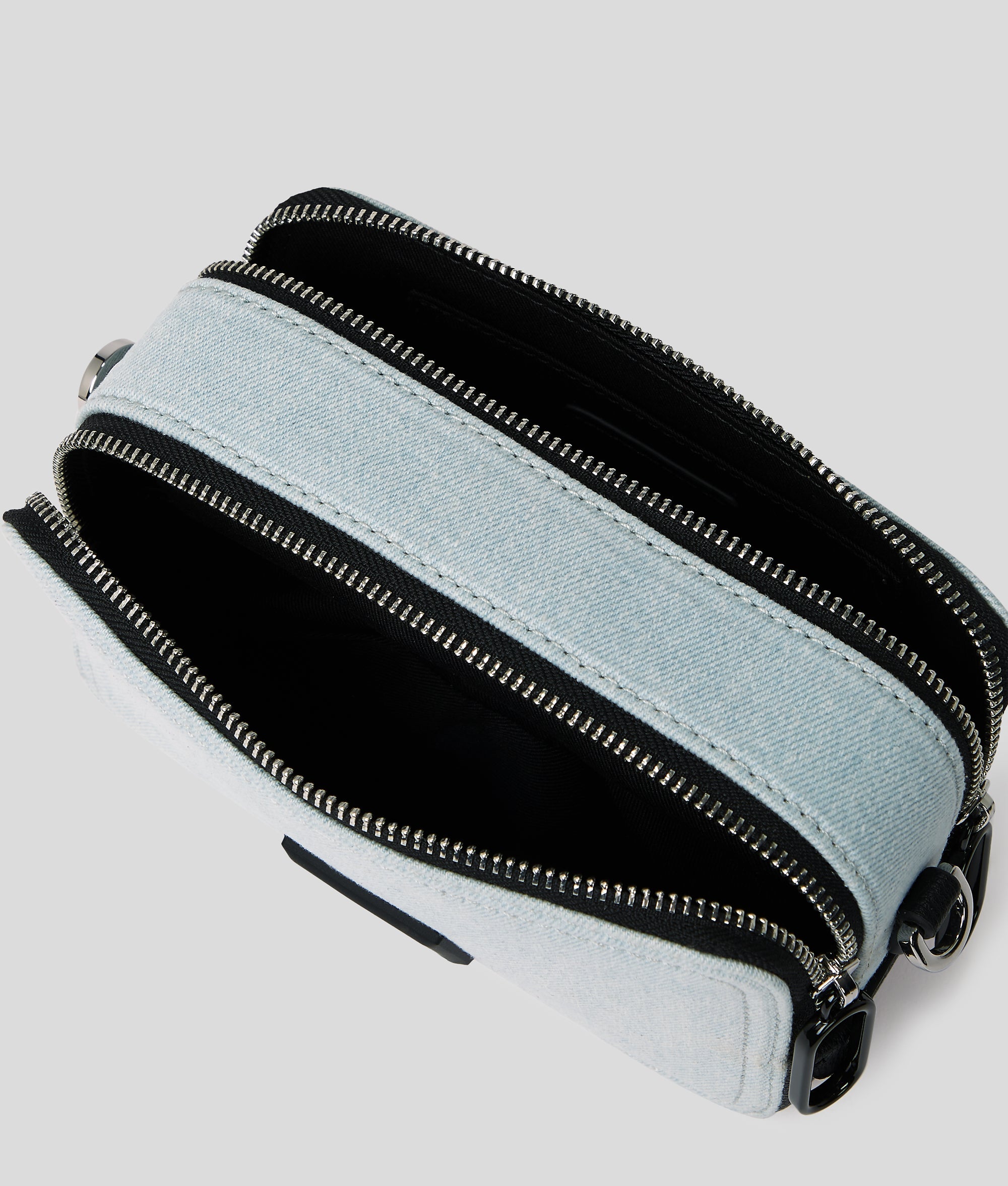 BOX LOGO DENIM CAMERA BAG