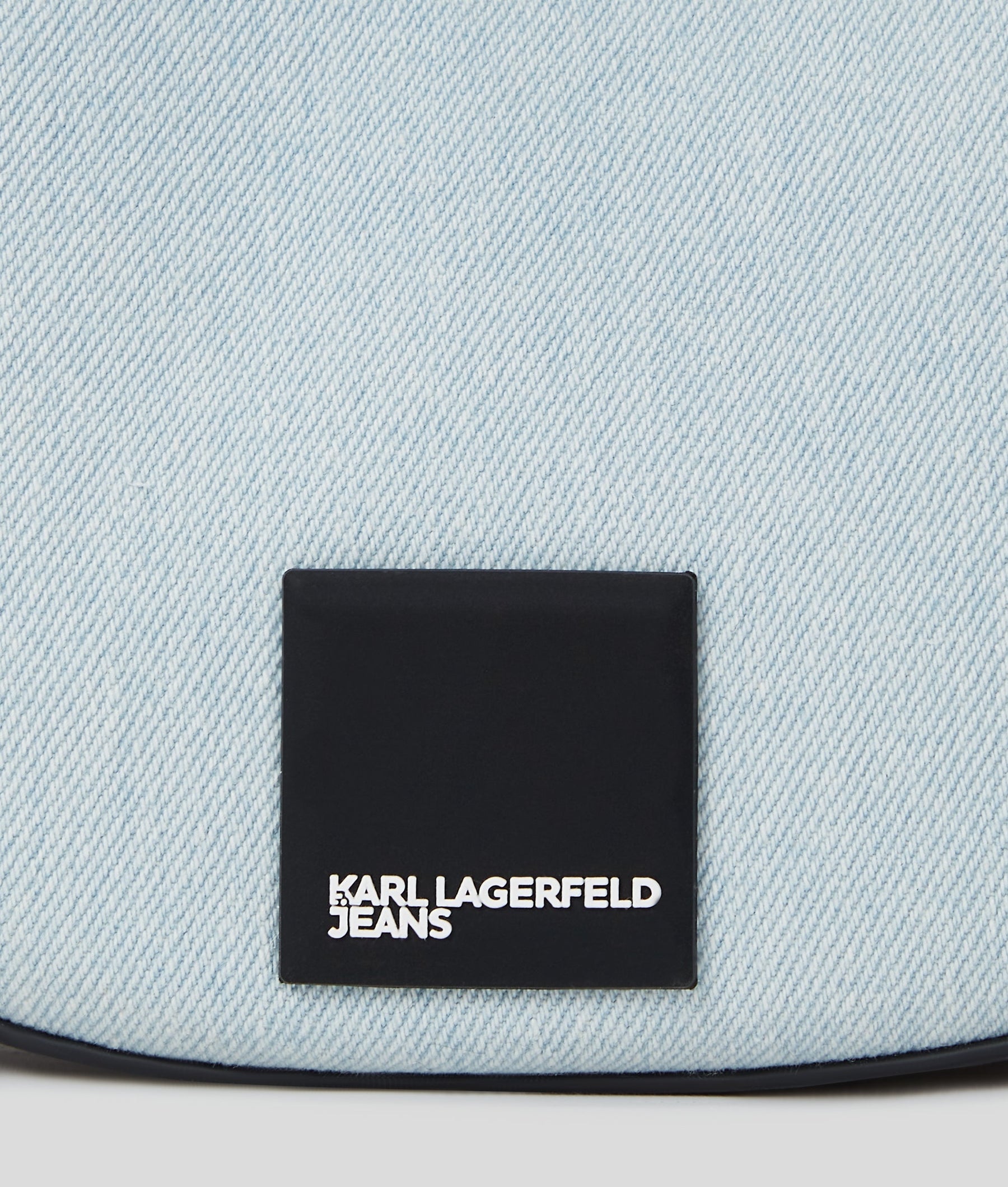 BOX LOGO HALF-MOON SHOULDER BAG