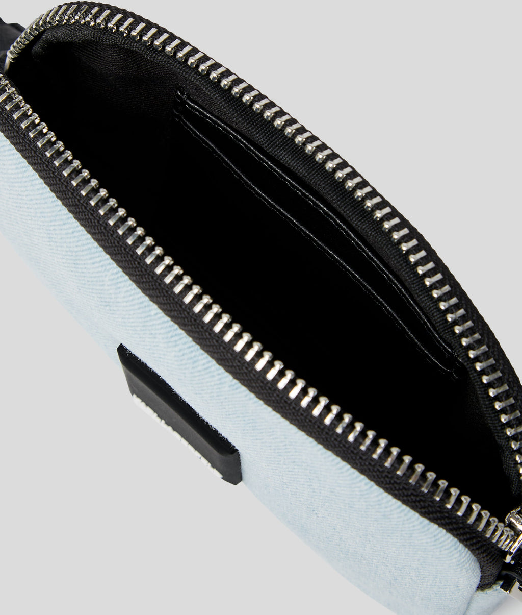 BOX LOGO MINI DENIM CROSSBODY BAG