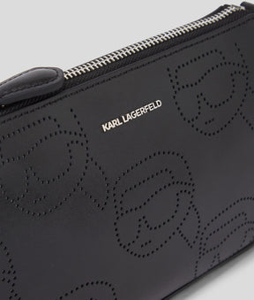 IKON PERFORATED CROSSBODY BAG