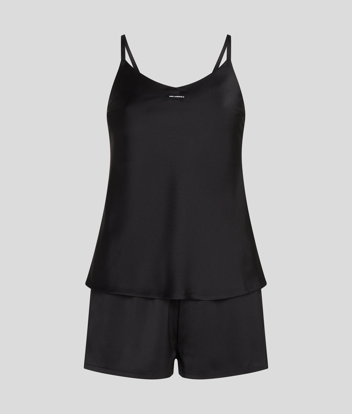 LOGO SATIN PYJAMA SET