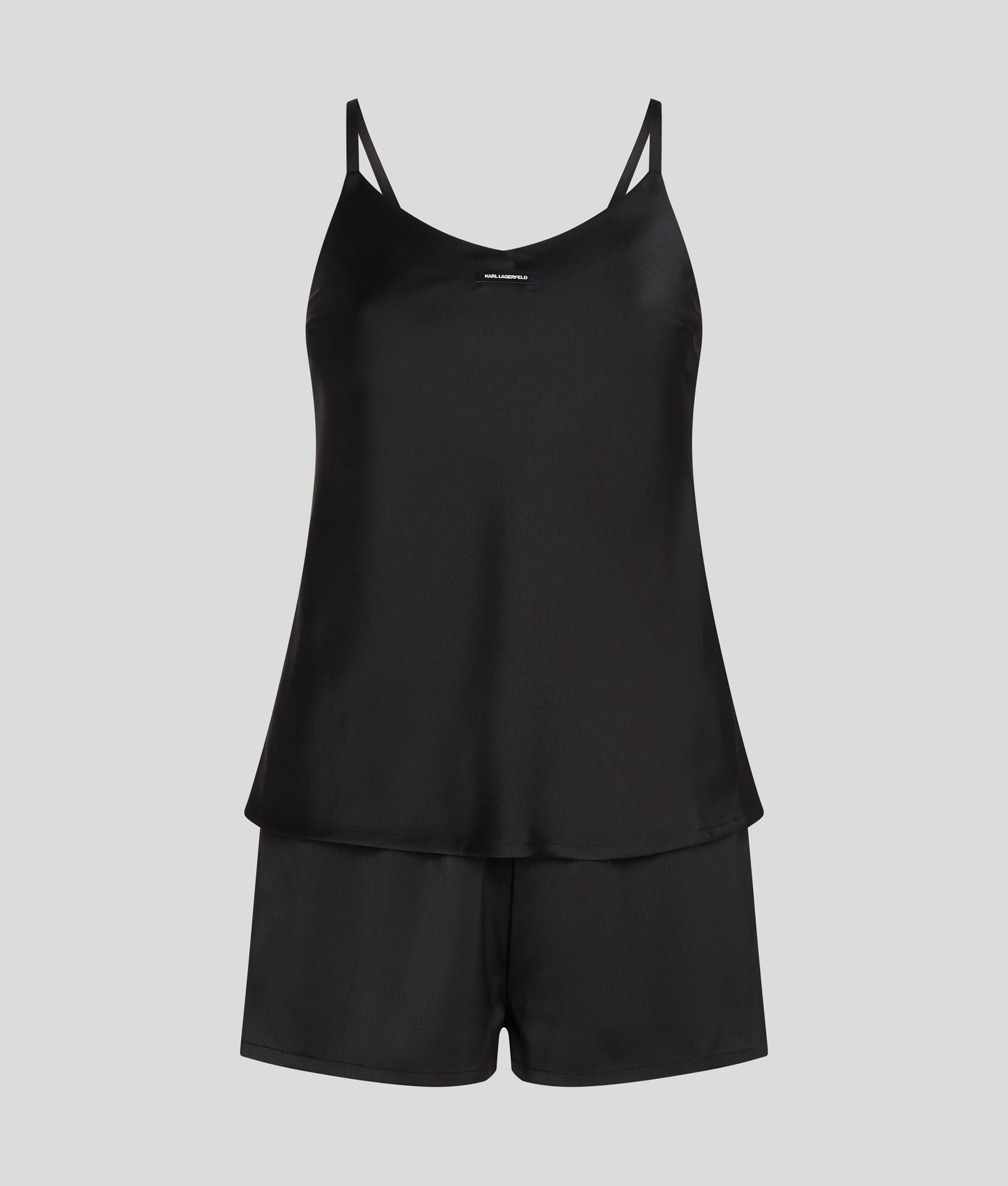 LOGO SATIN PYJAMA SET
