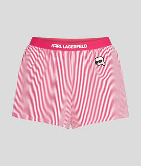 IKON STRIPED PYJAMA SHORTS