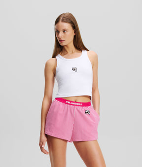 IKON STRIPED PYJAMA SHORTS