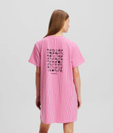 IKON STRIPED PYJAMA DRESS