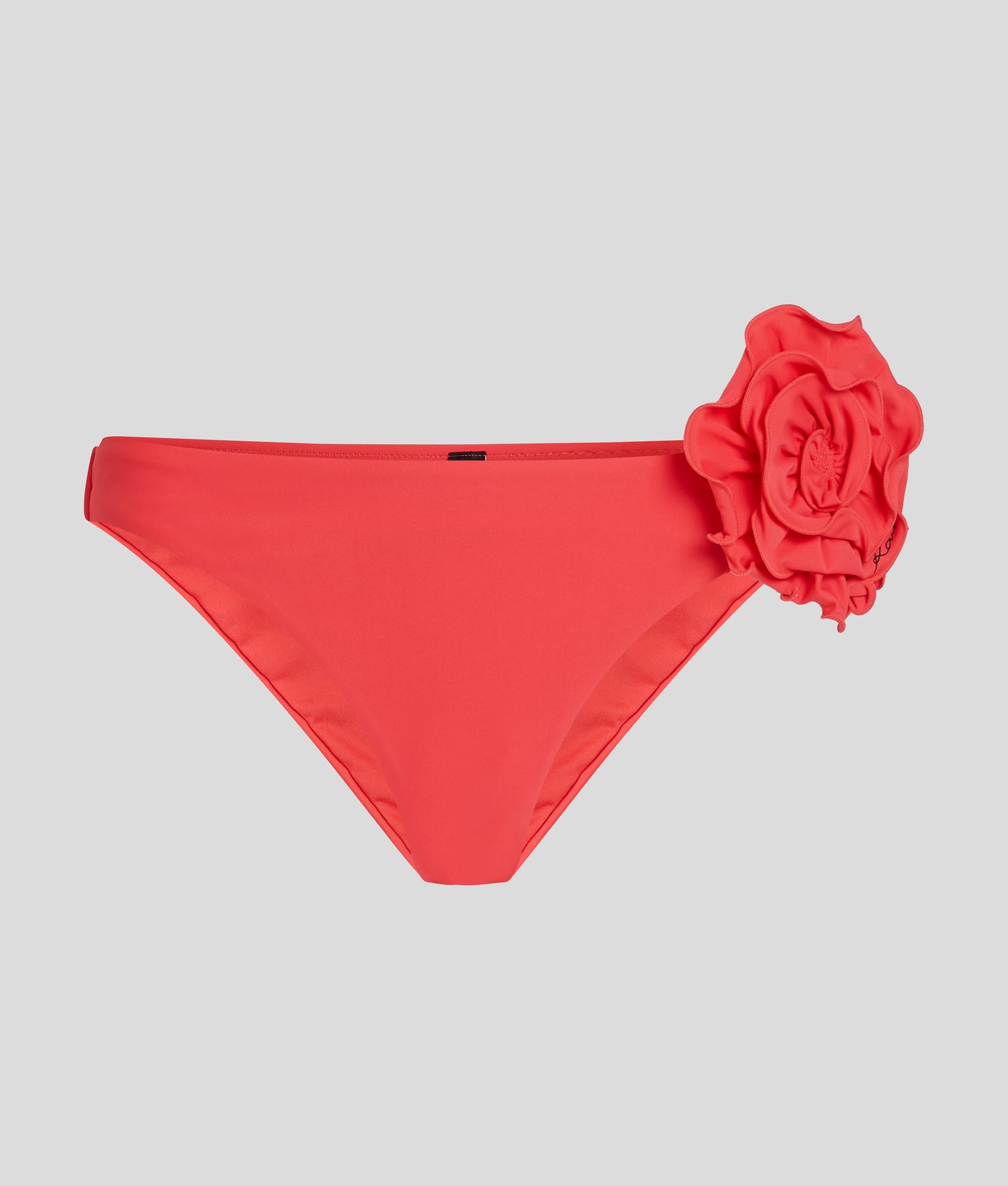 FLOWER HIGH-WAIST BIKINI BOTTOMS