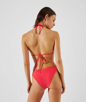 FLOWER HIGH-WAIST BIKINI BOTTOMS