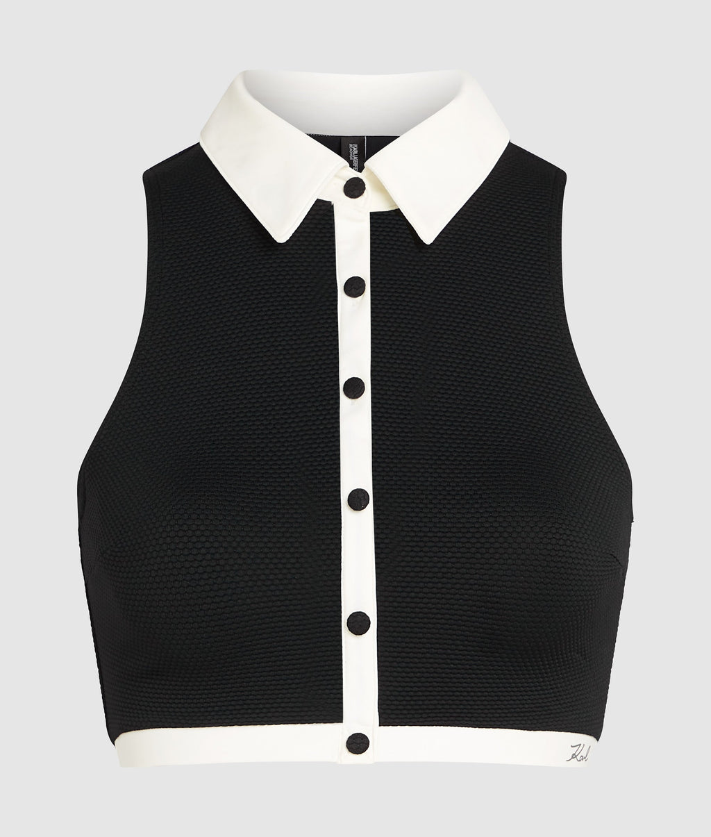 MONOCHROME BIKINI TANK TOP