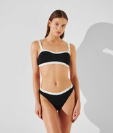 MONOCHROME BANDO BIKINI TOP