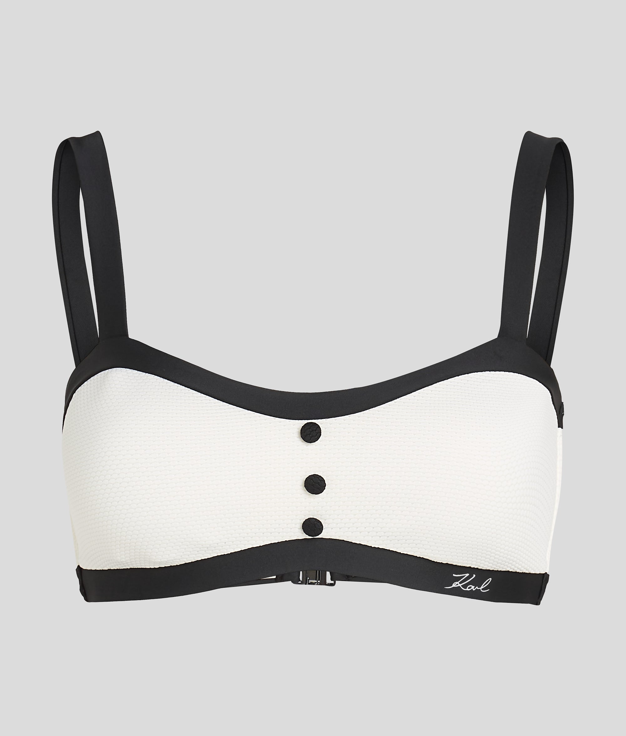 MONOCHROME BANDO BIKINI TOP