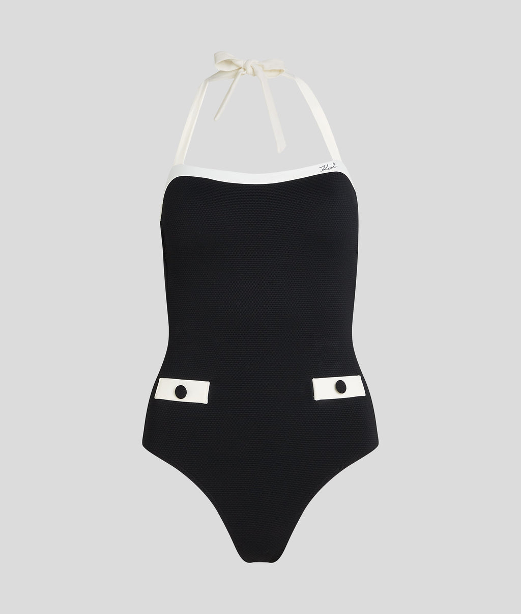 K/SIGNATURE MONOCHROME SWIMSUIT