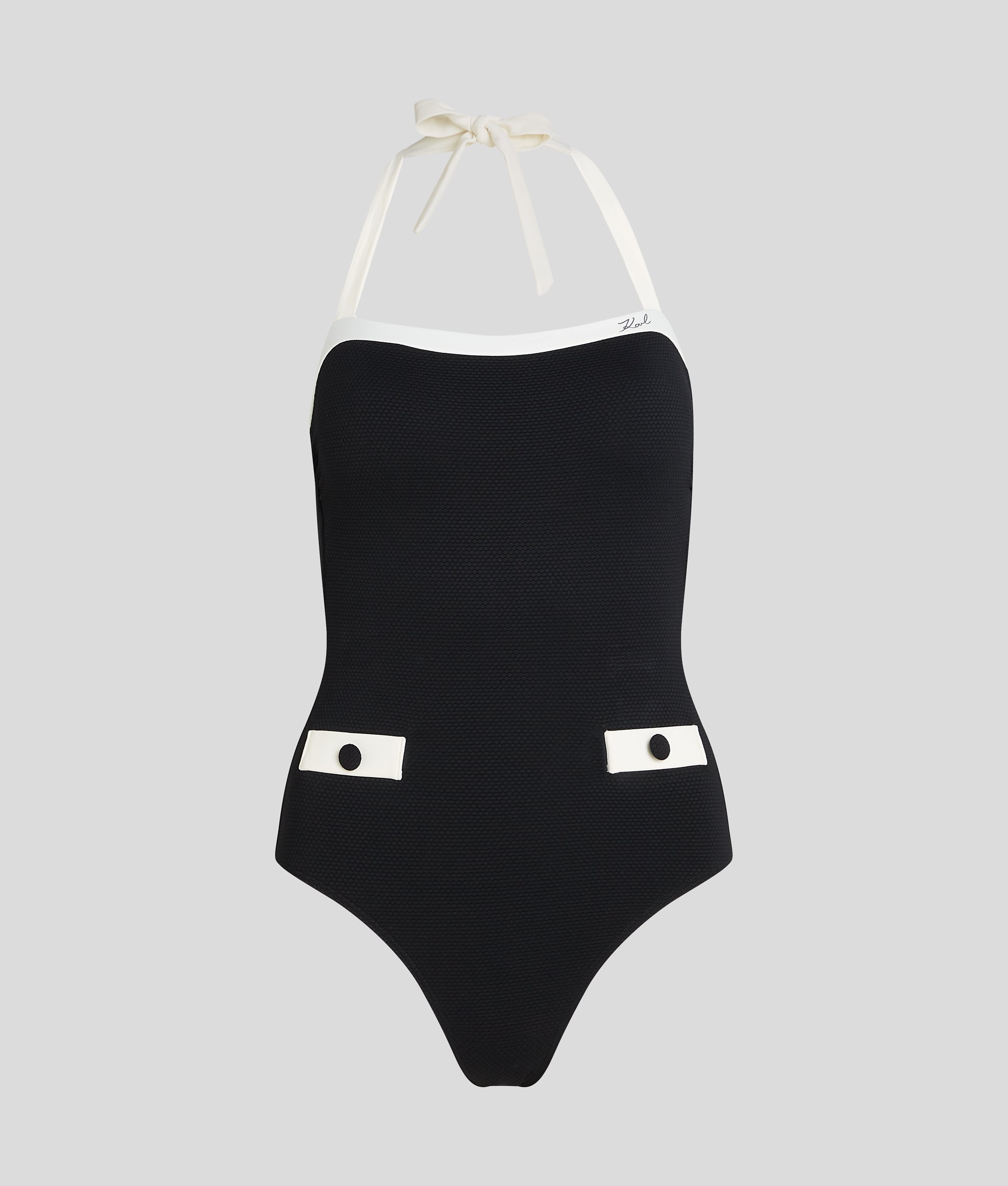 K/SIGNATURE MONOCHROME SWIMSUIT