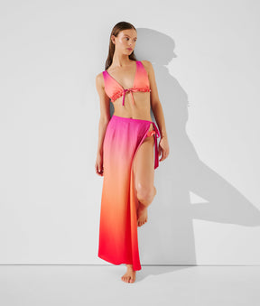 K/SIGNATURE PLUNGE TRIANGLE BIKINI TOP
