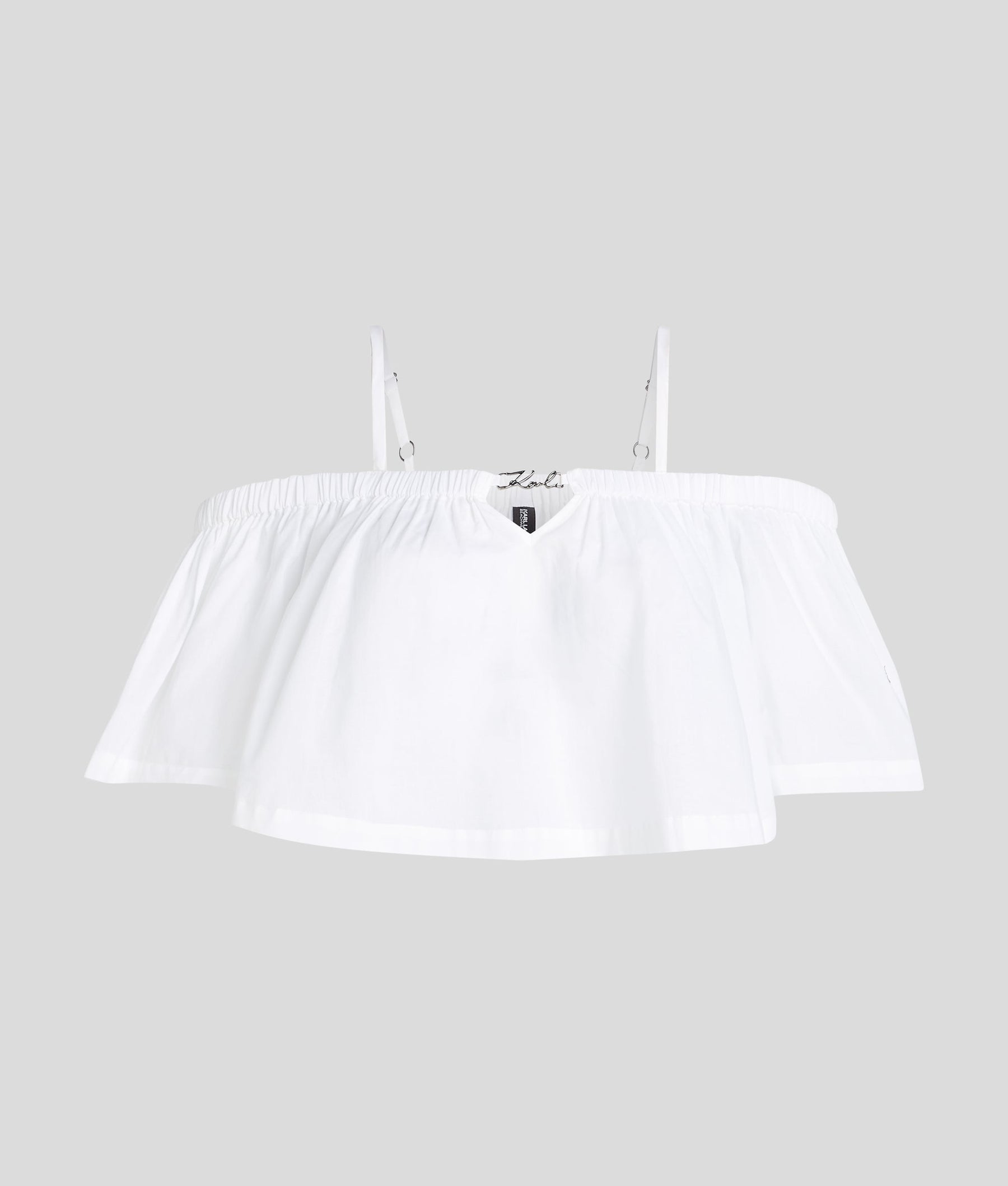 OFF-SHOULDER CROPPED BEACH TOP