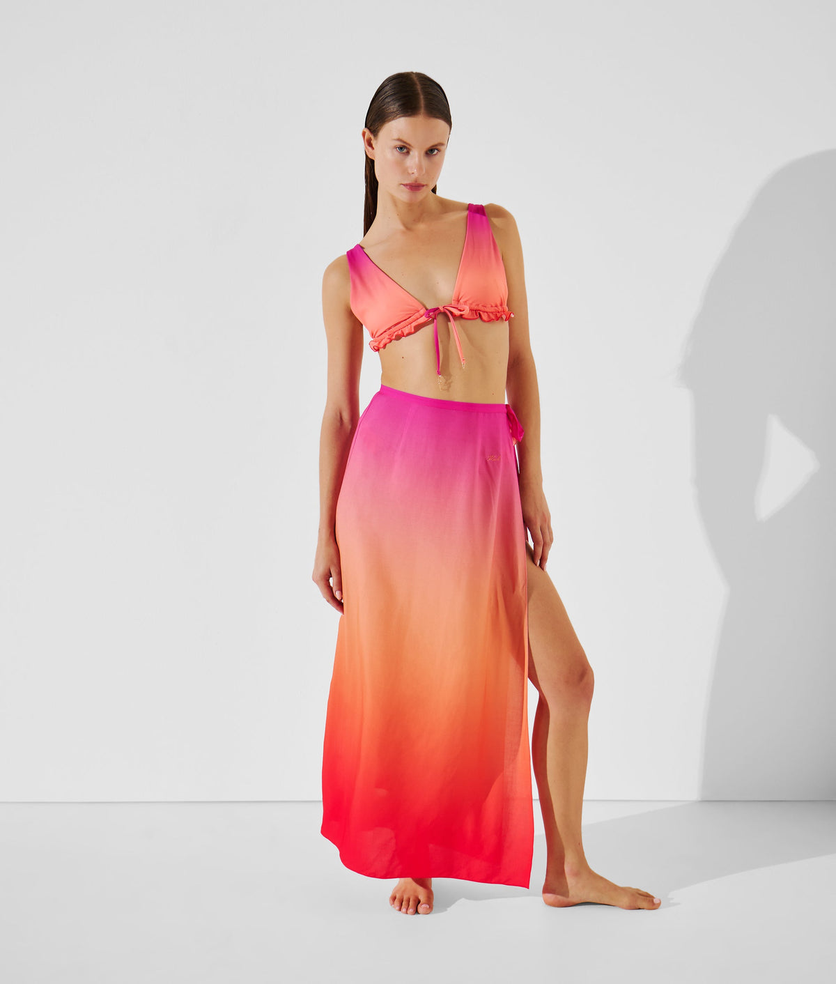 K/SIGNATURE OMBRÉ MAXI PAREO