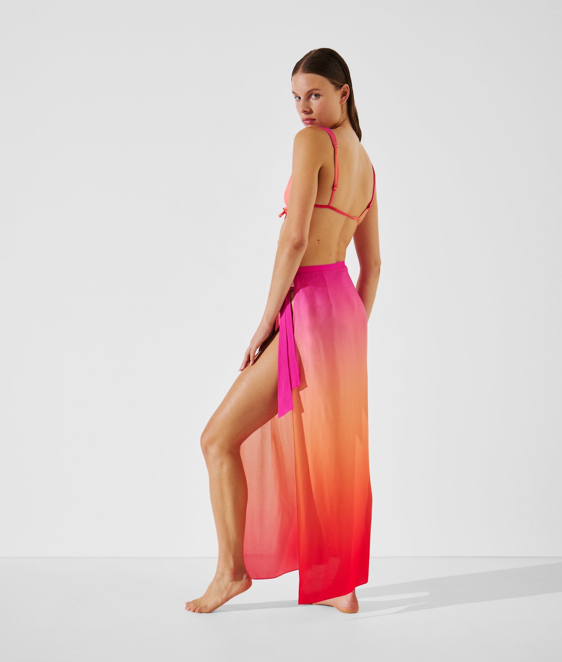 K/SIGNATURE OMBRÉ MAXI PAREO